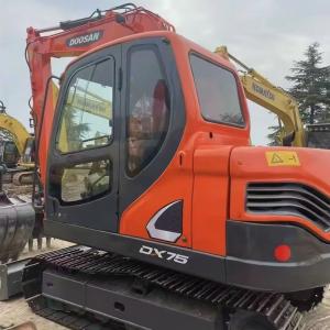 Doosan DX75E Crawler Excavator Machinery 75Tons Used Doosan Digger
