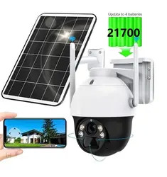 CMOS Sensor Solar Wifi Security Camera Ptz 4mp Hd Wifi Ip Cctv Surveillance