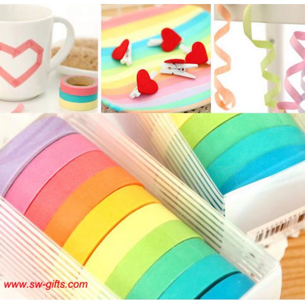 New Design DIY decorative adhesive paper sticky paper tape for scrapbooking Diary Gifts