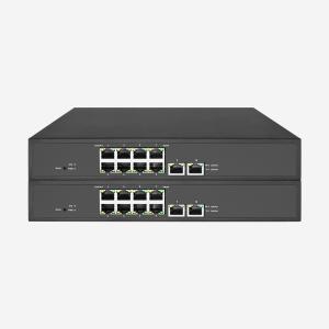 Wholesale 2 RJ45 8 POE Network Switch 0°C To 45°C Store And Forward Architecture from china suppliers