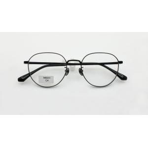 Pure Titanium Vintage Round full rim Optical Glasses Frames with Clear Lens