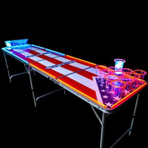 Wholesale Folding Portable Beer Pong Table for Outdoor Garden Bar Bistro Cafe Patio Party Event from china suppliers
