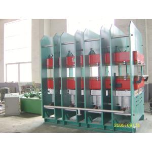 Ce Certified Steel Vulcanizing Press Machine With Plc Control System