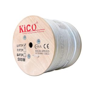 KICO High Speed LZSH 10G Indoor Ethernet Cat6a Network Lan Cable U/FTP Cca 23AWG