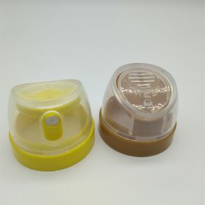 Aerosol Spray Cap Customizable Overcap with Tamper-Evident Seal for Branded