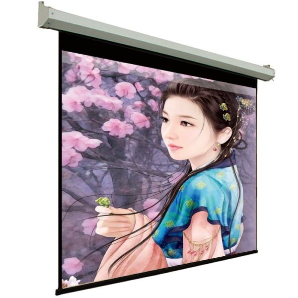 120" 16:9 motorized electric projection projector screen HD 3D TV home theater