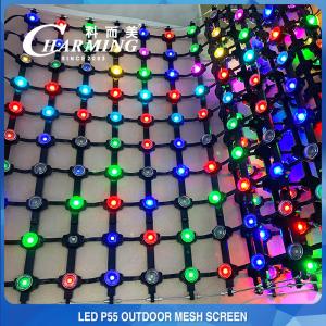ROHS Flexible LED Mesh Screen Multiscene Practical Waterproof P55