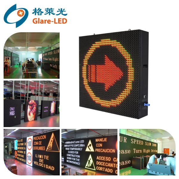 Quality Full Matrix Variable Message Sign with 2 Years Warranty 100000 Hours Life Span and 310W Average Power Consumption for sale