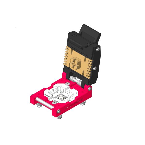 Heat Dissipation Semiconductor Test Socket Reliable Open Top Type