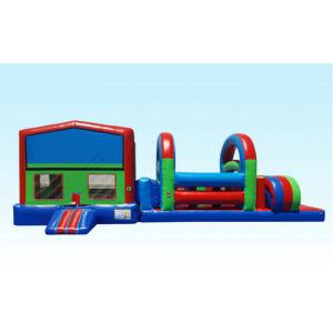 Big And Bright Inflatable Obstacle Course Challenge Eco Friendly