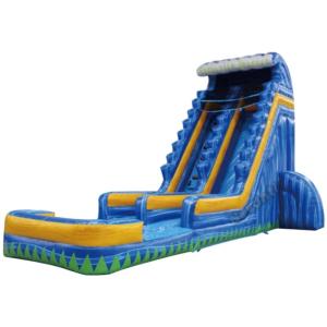 Wholesale Customized PVC Inflatable Blue Crush Water Slide for Outdoor Backyard Kids Party Jumpers from china suppliers