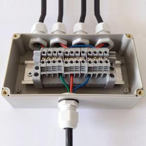 IP65 Waterproof Electrical Cable Distribution Terminal Blocks Junction Box 158