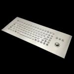 Metal Integrated Trackball Keyboard , 89 Key Keyboard With F1-f12 Function