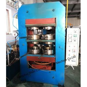 China Rubber Powder Tire Curing Press / Wheelbarrow Tyre Making Machine