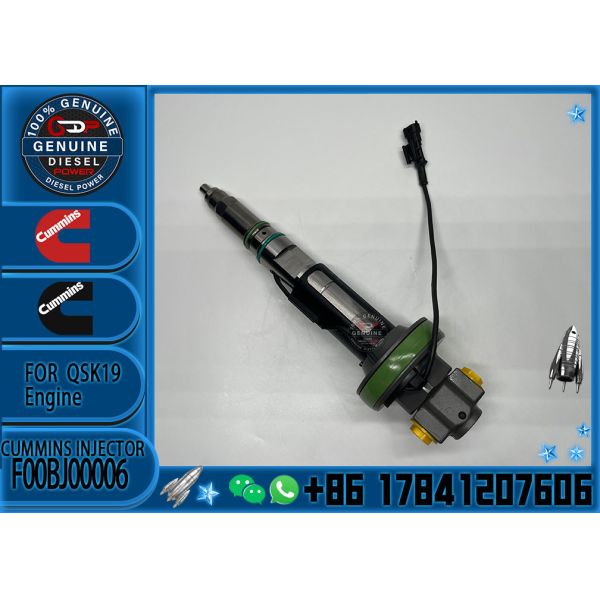 Quality goods Common Rail Diesel Fuel Injector 2882077 0986435901 F00BJ00006 For Cummins QSK19 QSK38 QSK60
