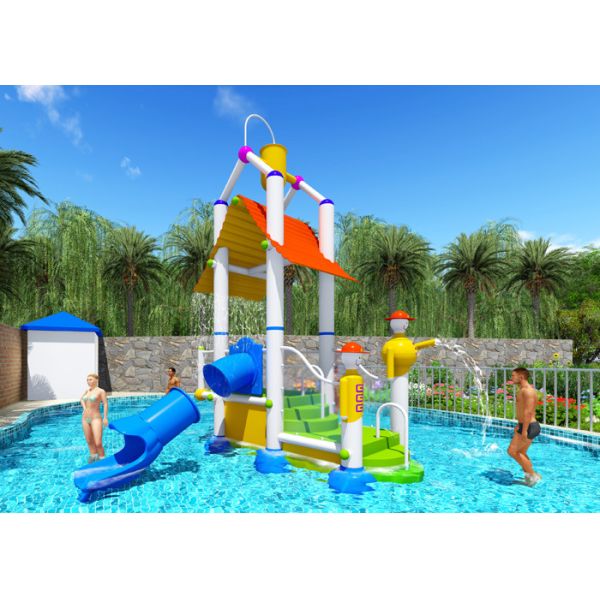 Quality Funny And Puzzle Water Park Equipment Perfectly Shiny Smooth Finish Both Sides for sale