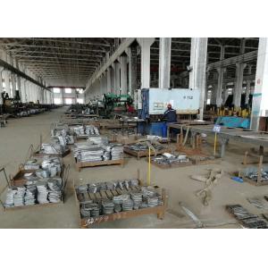 10KV - 1000KV Power Transmission Line Tower , Silver Lattice Steel Towers