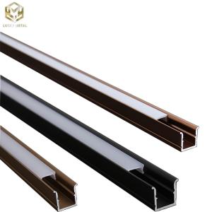 2m Aluminium Led Strip Channel Profile U Shaped OEM