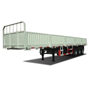 China 3 Axle Low Deck Gooseneck Trailer 60 Ton Cargo Semi Trailer Lowboy Flatbed on sale