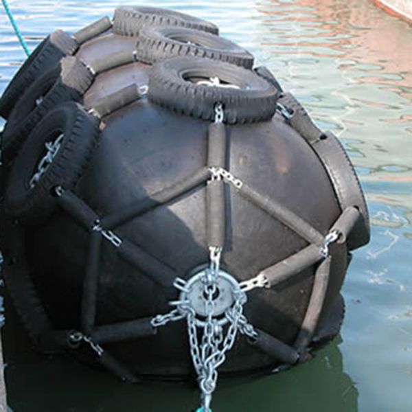 D1000 L1500 Marine Pneumatic Rubber Fender Pontoon Buoy Inflatable