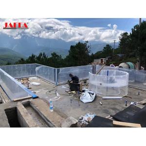 Scratch Resistant Explosion Proof Transparent Acrylic Infinity Pool