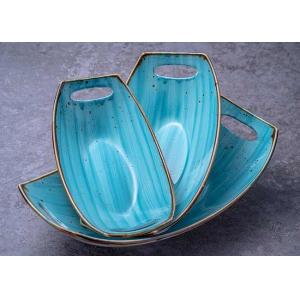 Nordic Style 9.25" 11.25" Ceramic Dinner Plate With Handle