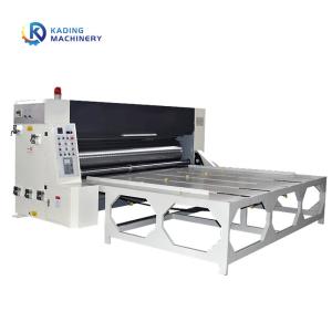 Semi Automatic Corrugated Box Printing Machine With Slotting Die Cutting