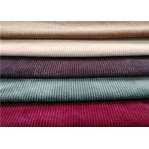 Wholesale AB Yarn Super Soft Stripe Fabric Velvet 95% Polyester 5% Spandex Fabric Spandex Fabric For Garments from china suppliers