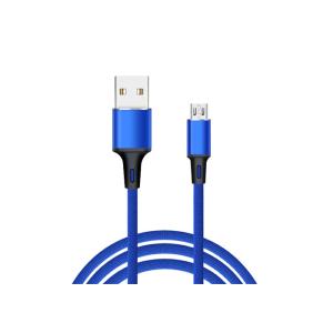 1m Length Braided USB Cable , Micro USB Charging Cable For Mobile Phone