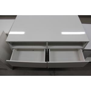 High Bending Strength Particle Board TV Stand With Drawers Strong Nail Holding