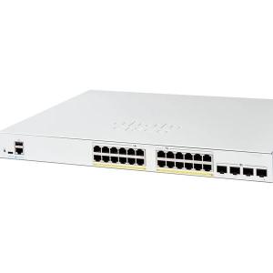 24 Port Gigabit Ethernet Network Access Poe Switch C1200-24FP-4X VLAN Support