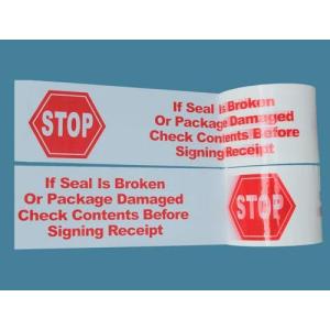 Low Noise High Adhesive White Printed Packaging Tape with company logo