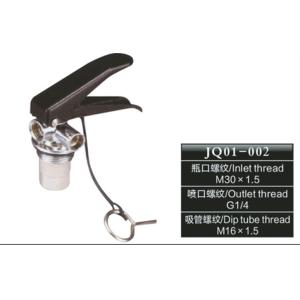 Chromed Body Fire Extinguisher Valve For 1 - 2KG Dry Powder Fire Extinguisher