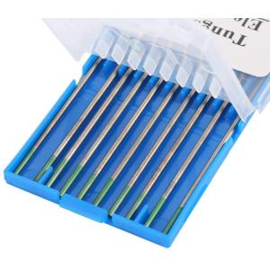 175mm 1.6mm Pure Lanthanated Green Tungsten Tig Welding Electrode 10pcs Package