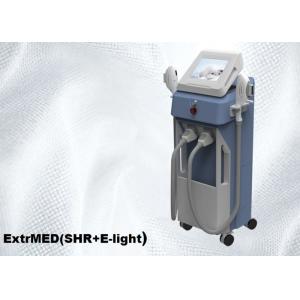 Permanent Laser Hair Removal Machine , Vertical 2 Handles Multifunction face