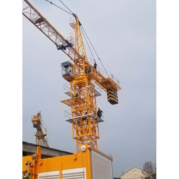Electric Tower Crane HammerHead 2x2x3m Mast Perfect for Heavy-Duty Construction