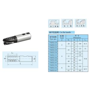 Dia 20 mm - 50 mm Indexable Cutting Tools , Chamfer Milling Machine Tools