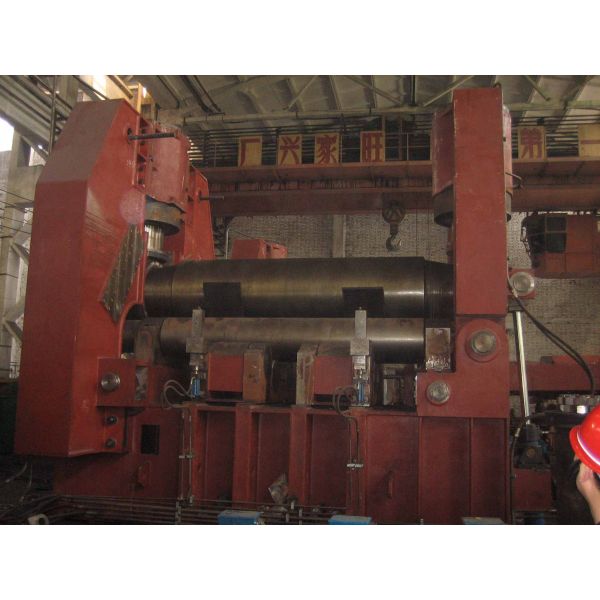 120mmX3200mm Hydraulic Sheet Metal Roller 3 Roller Cnc Plate Bending Machine Horizontal