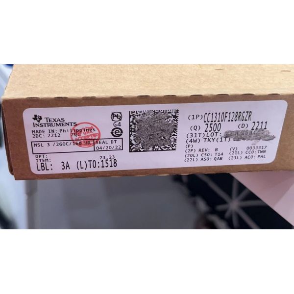 Quality CC1310F128RGZR  VQFN48  SMDIntegrated Circuits MCU Controller Microcontrol for sale