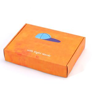 Embossed Custom Logo Foldable Corrugated Clothes Apparel Gift Mailer Box for