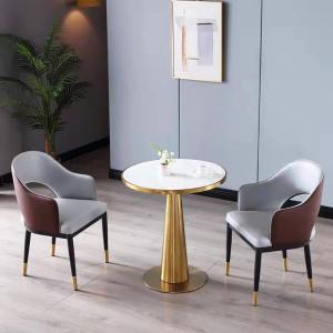 Modern Round Marble Negotiating Table For Hotels And Coffee Stores