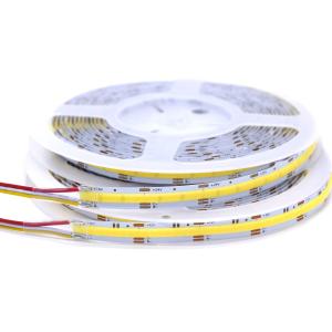 Wholesale Warm White 608 Led/M Flexible COB LED 3200k 90 Cri Led Strip CCT Turnable from china suppliers