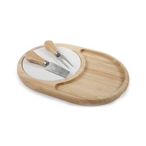 Sustainable Multifunctional Large Bamboo Cutting Board With Containers for