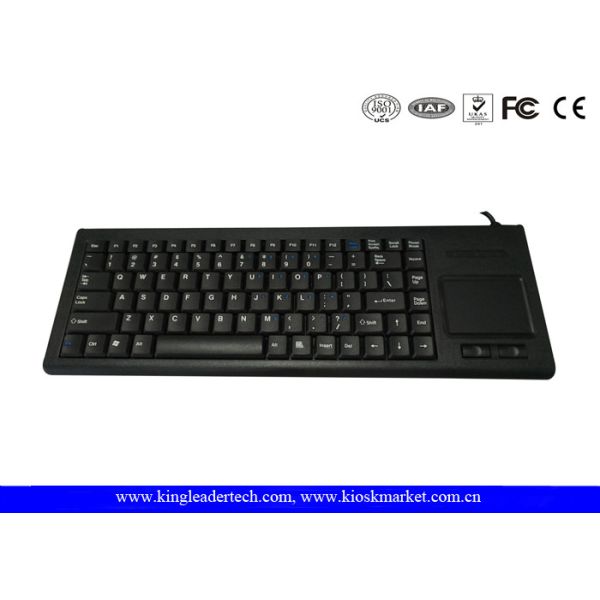 Quality 87 Keys Plastic Industrial Keyboard With Optical Touchpad , USB Or PS / 2 for sale