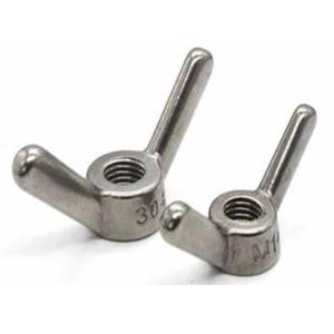 M4 M6 Duplex Stainless Steel 2205 2507 904L Round Butterfly Wing Nut