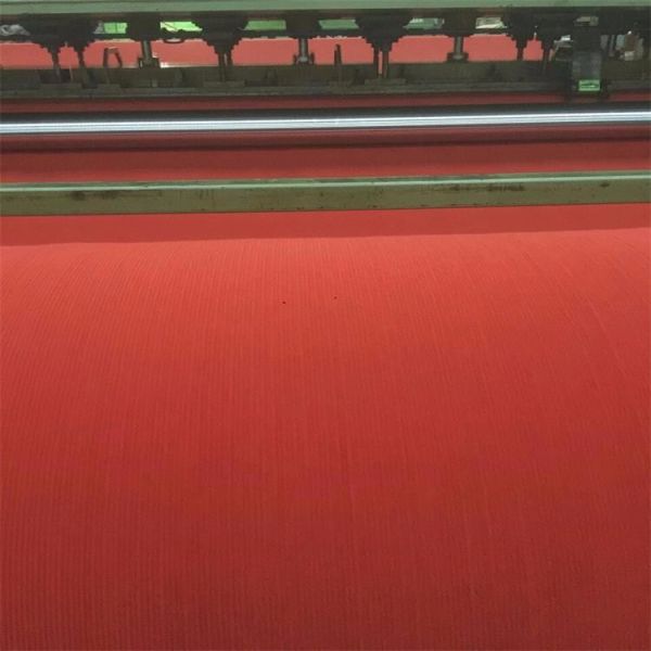 Exhibition Event PVC Carpet Flooring Ribbed Needle Punched Design