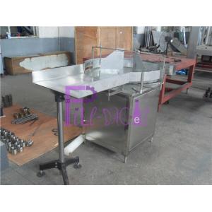 Semi Automatic Rotary Bottle Sorting Machine For Milk Glass Bottle 0.37Kw