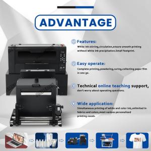 Multi Color A2 DTF Inkjet Printer with 2 Heads and 42cm Heat Transfer Printing