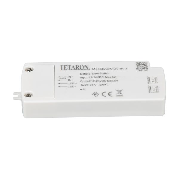 Door PIR Motion Sensor Switch Two Sensors For Mirror Cabinet Lighting