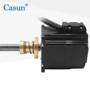 1.8 Degree 2 Phase NEMA 23 Linear Stepper Motor With Encoder 57*57*45mm 0.9N.M 4